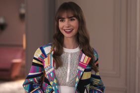 Lily Collins as Emily in episode 309 of Emily in Paris