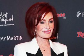 Sharon Osbourne with Ozzie Osbourne's The Icon Award poses backstage during the inaugural Rolling Stone UK Awards at The Roundhouse on November 23, 2023 in London, England.