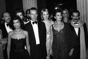 The scene during Diana Vreeland's 10th annual Costume Institute costume exhibit ball at the Metropolitan Museum of Art on December 8, 1981 in New York. Article title: 'Louise meets the Met