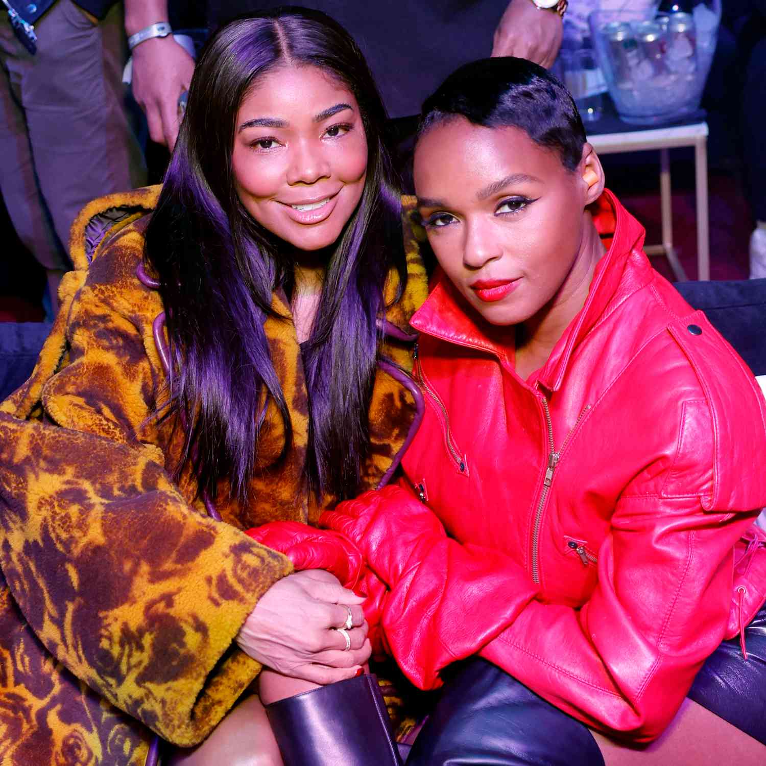 Gabrielle Union-Wade and Janelle MonÃÂ¡e attend the Visa Cash App RB Formula One Team 2024 Livery Reveal on February 08, 2024 in Las Vegas, Nevada.