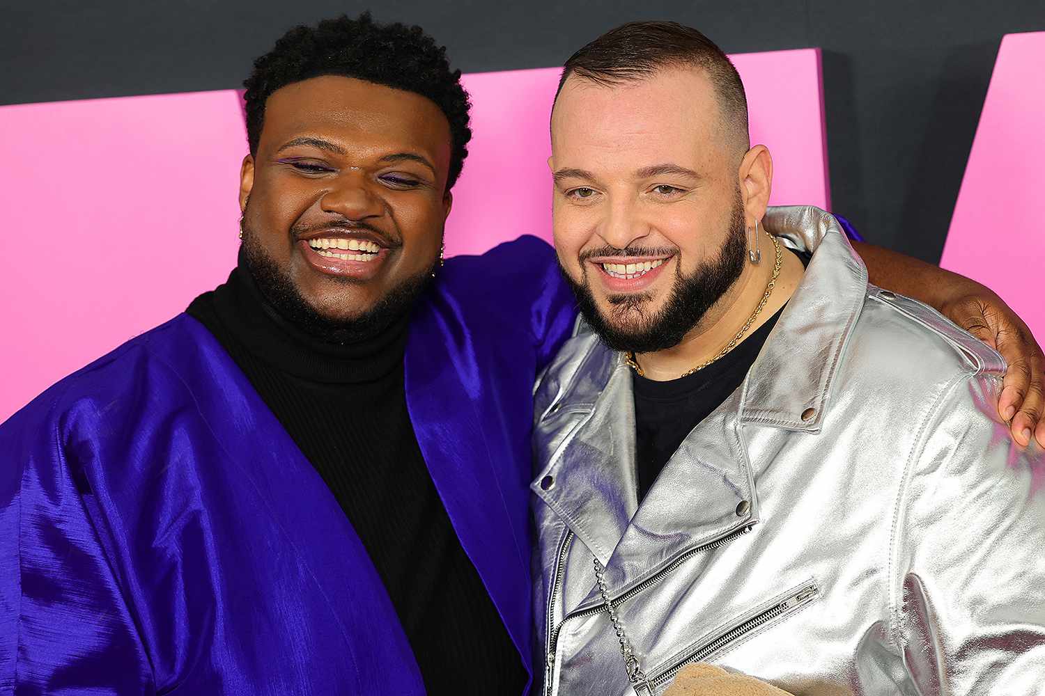 Jaquel Spivey and Daniel Franzese attend the "Mean Girls" premiere