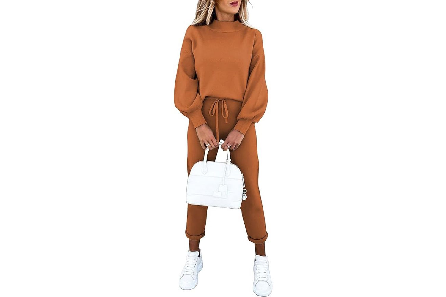Fixmatti Women's 2 Piece Outfits Long Sleeve Pullover Sweatshirt Jogger Pants Sweatsuit