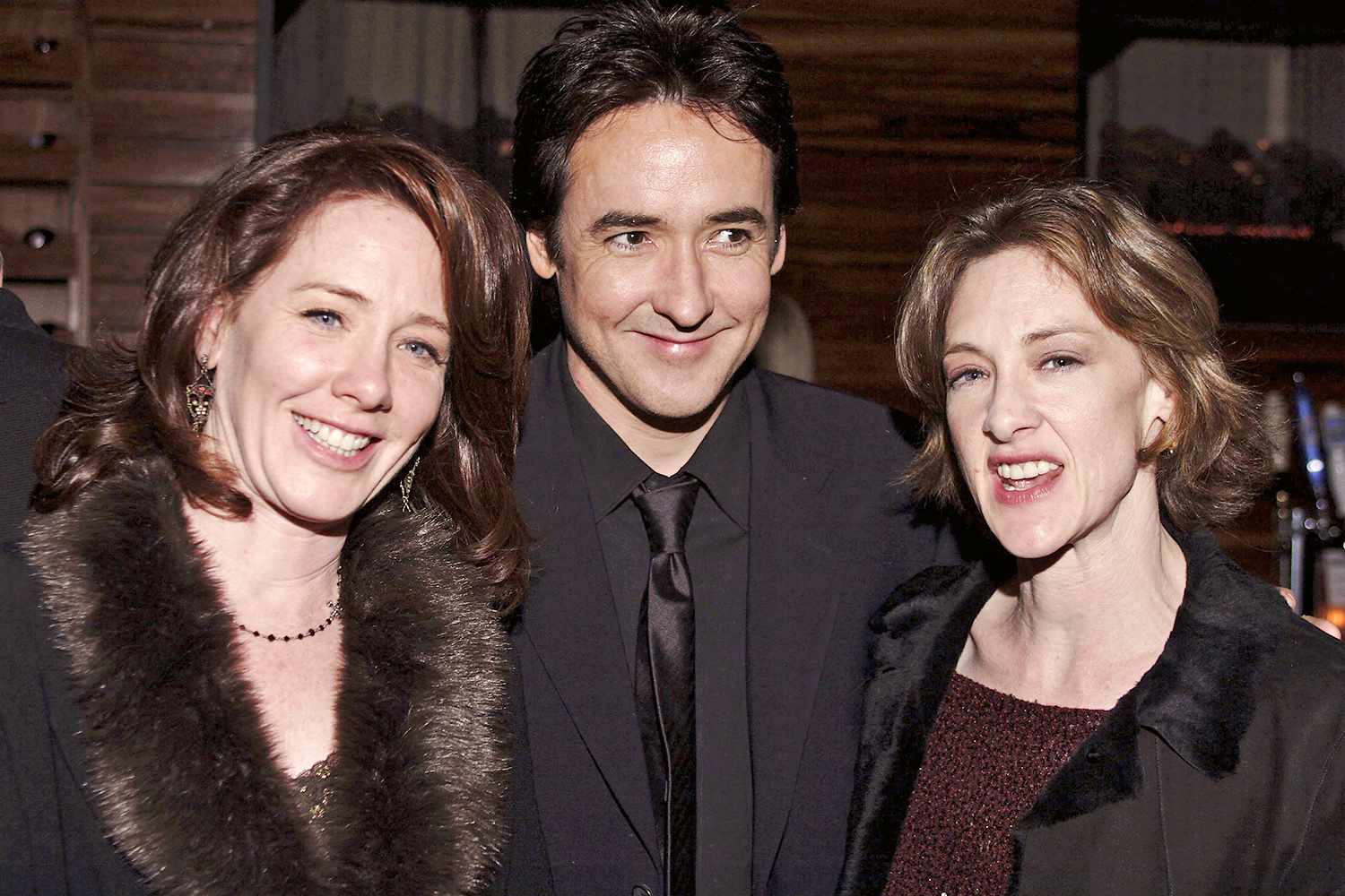 CHICAGO - NOVEMBER 21: (U.S. TABS OUTS & HOLLYWOOD REPORTER OUT) Siblings (L-R) Ann, John, and Joan Cusack attend the after party for the Focus Features premiere of "The Ice Harvest" November 21, 2005 in Chicago, Illinois. (Photo by Matt Carmichael/Getty Images)