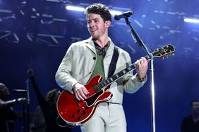 Nick Jonas performs onstage during Jonas Brothers