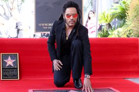 Lenny Kravitz is honored with Star on the Hollywood Walk of Fame on March 12, 2024