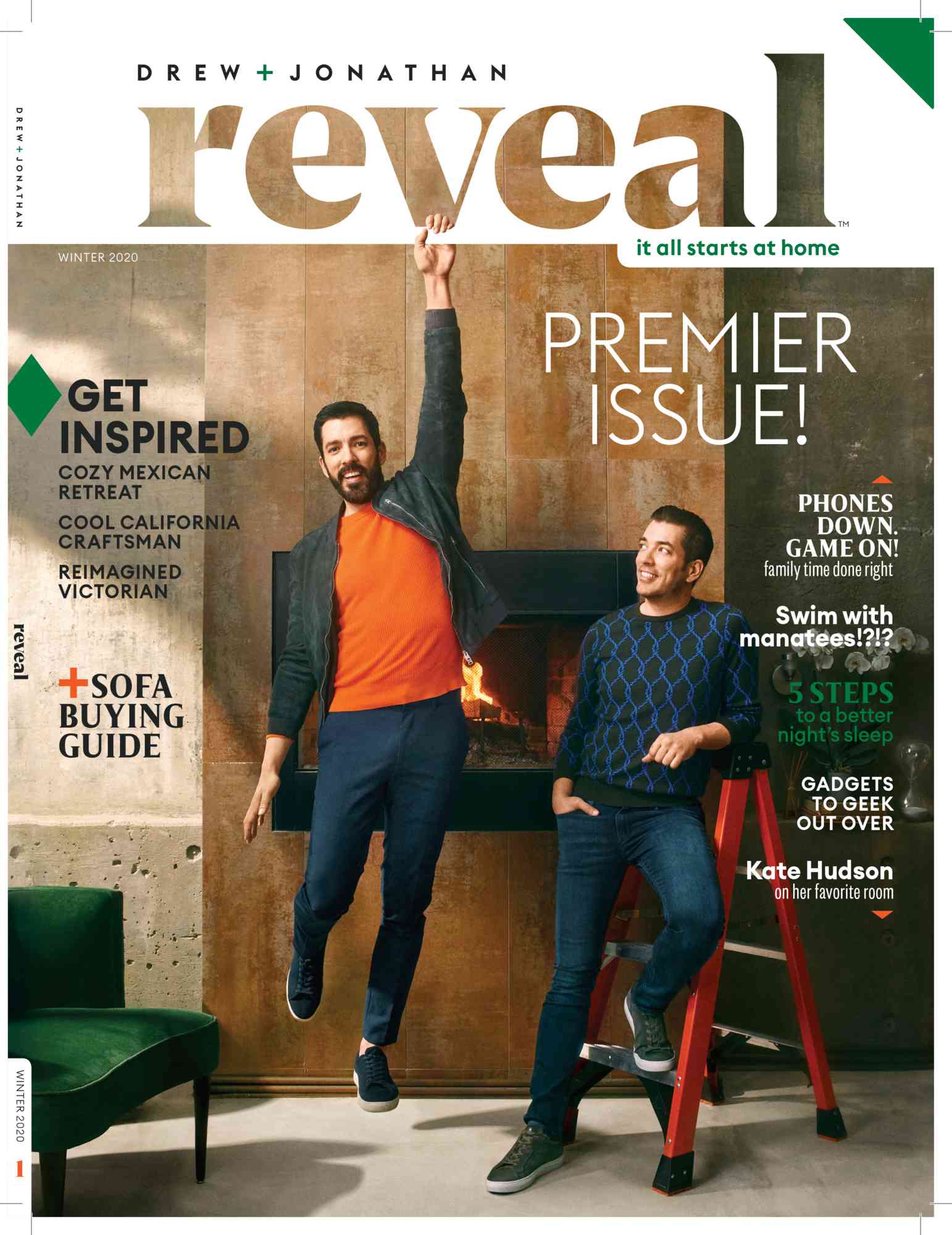 Cover of Property Brothers Magazine first issue Reveal.