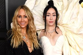 Tish Cyrus and Noah Cyrus attend the 63rd Annual GRAMMY Awards at Los Angeles Convention Center on March 14, 2021 in Los Angeles, California