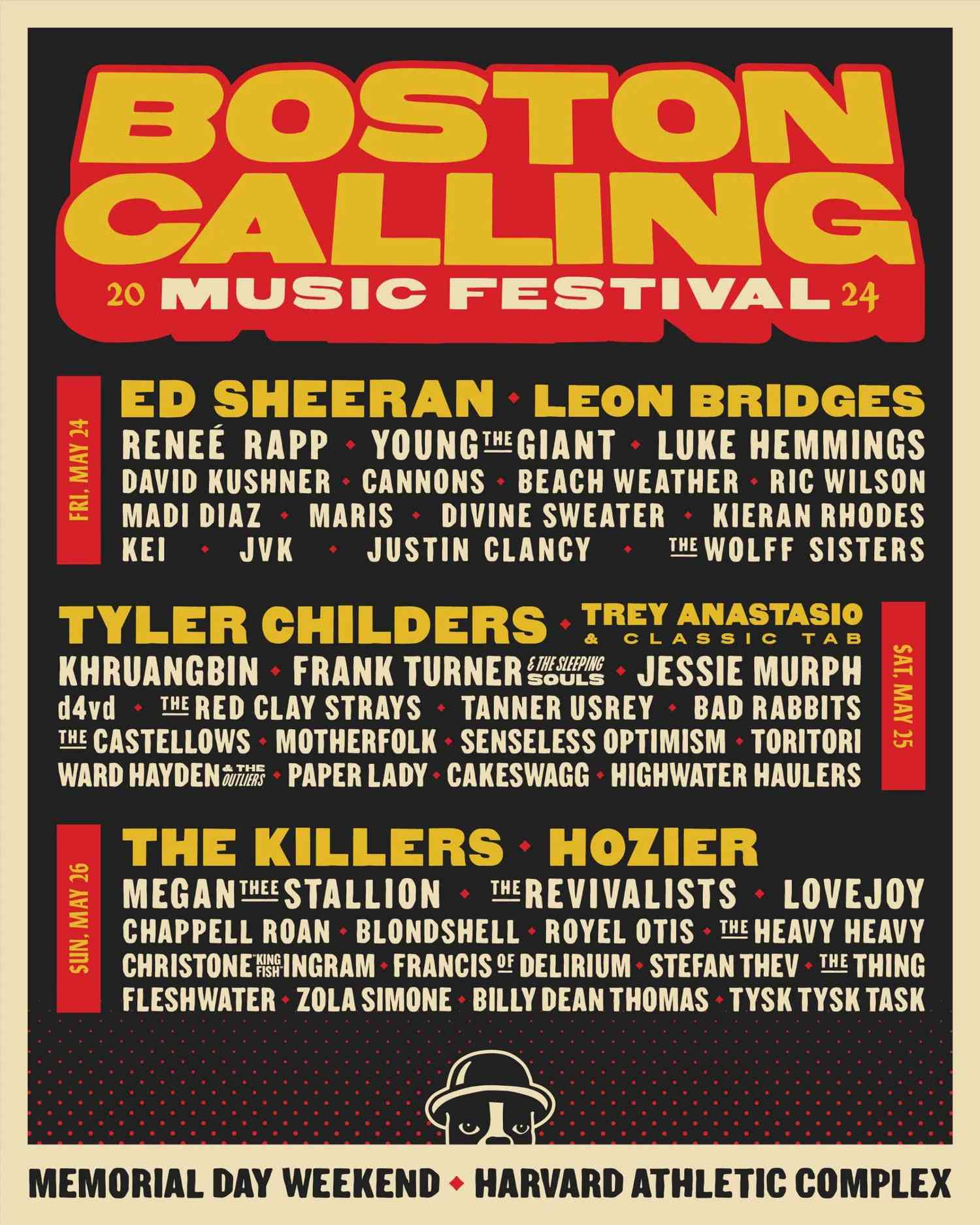 Boston Calling Music Festival Line-up 2024