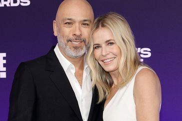 Jo Koy and Chelsea Handler attend the 47th Annual People's Choice Awards at Barker Hangar on December 07, 2021 in Santa Monica, California
