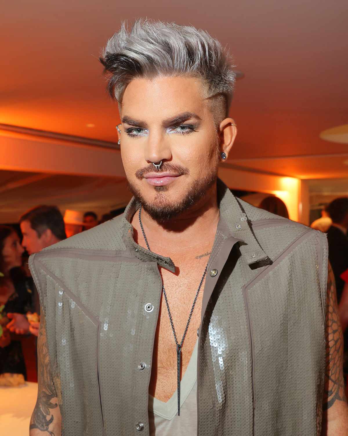  Adam Lambert attends the Cannes Film Festival Air Mail Party at Hotel du Cap-Eden-Roc on May 23, 2023 in Cap d'Antibes, France. 