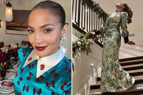 J.Lo wore over the Christmas holiday including a Gucci dress