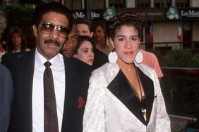 Richard Pryor and Rain Pryor during Century City Premiere of "See No Evil, Hear No Evil" at Century Plaza Hotel in Century City, California, United States. (Photo by Jim Smeal/Ron Galella Collection via Getty Images)