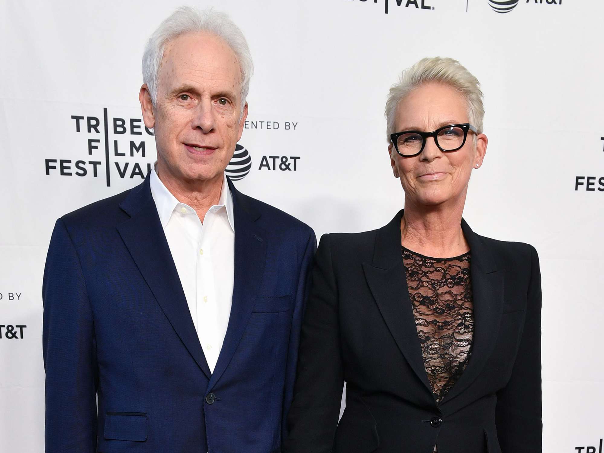 Christopher Guest, Jamie Lee Curtis at the 'This is Spinal Tap' 35th anniversary screening during the Tribeca Film Festival on April 27, 2019.