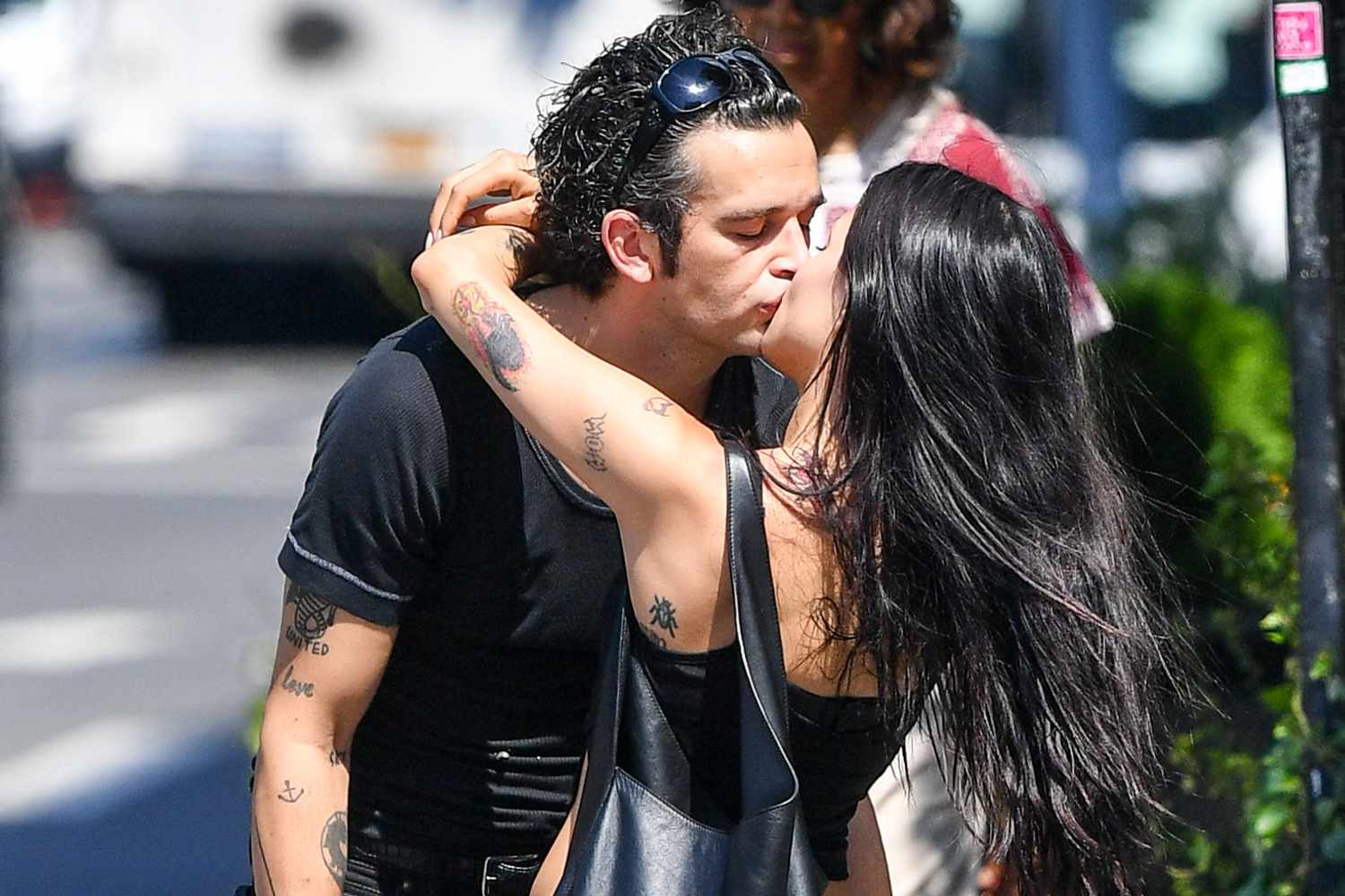Matt Healy and model Gabbriette Bechtel have a PDA filled outing in New York City