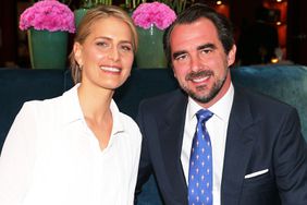 Princess Tatiana of Greece and her husband Prince Nikolaos of Greece ( Nikolaus von Griechenland ) during the presentation of her book 'Zu Gast in Griechenland. Rezepte, Kueche & Kultur' at 'The Charles' Hotel on June 20, 2016 in Munich, Germany.