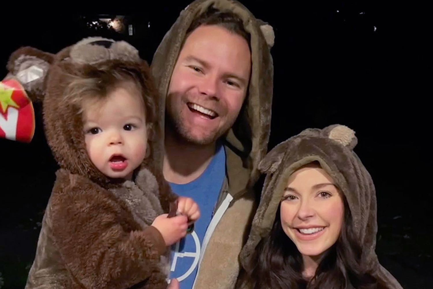 Kathie Lee Gifford's Son Cody Dresses in Sweet Bear Halloween Costumes with Pregnant Wife Erika and Son Frankie