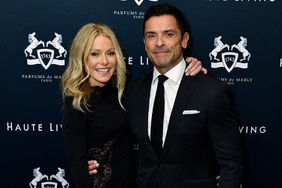 Kelly Ripa and Mark Consuelos attend the Haute Living Celebrates Kelly Ripa And The Release Of "Live Wire" With Parfums de Marly And Telmont Champagne At Scarpetta at Scarpetta on September 27, 2022