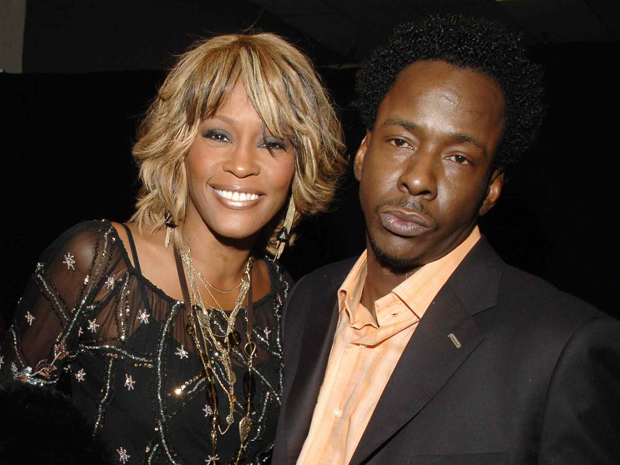 Whitney Houston and Bobby Brown at BET's 25th Anniversary