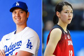 Shohei Ohtani during the Los Angeles Dodgers Photo Day at Camelback Ranch on Wednesday, February 21, 2024. ; Mamiko Tanaka during The 29th Summer Universiade 2017 Taipei Final match on August 28, 2017.