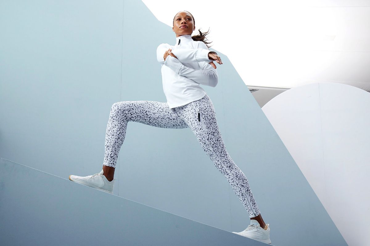 Allyson Felix Launches Cold Weather Train with Athleta