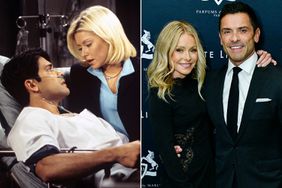 ALL MY CHILDREN - 11/20/96Hayley (Kelly Ripa) spoke to the injured Mateo (Mark Consuelos) after he woke up, on Wednesday, Nov. 20, 1996, on Disney General Entertainment Content via Getty Images Daytime's "All My Children". "All My Children" airs Monday-Friday, 1-2 p.m., ET, on the Disney General Entertainment Content via Getty Images Television Network. AMC96(Photo by Ann Limongello/Disney General Entertainment Content via Getty Images)MARK CONSUELOS, KELLY RIPA; NEW YORK, NEW YORK - SEPTEMBER 27: Kelly Ripa and Mark Consuelos attend the Haute Living Celebrates Kelly Ripa And The Release Of "Live Wire" With Parfums de Marly And Telmont Champagne At Scarpetta at Scarpetta on September 27, 2022 in New York City. (Photo by Eugene Gologursky/Getty Images for Haute Living)