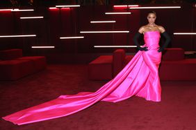 Kim Kardashian Poses in Stunning Pink Balenciaga Gown: 'Paris Princess Diaries' 