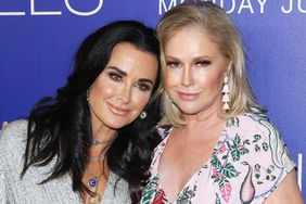 Kyle Richards and Kathy Hilton attend the Los Angeles premiere of MTV's "The Hills: New Beginnings" held at Liaison