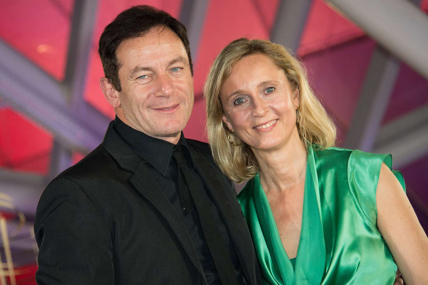 MARRAKECH, MOROCCO - DECEMBER 03: Jason Isaacs and his wife Emma Hewitt attend the 16th Marrakech International Film Festival on December 3, 2016 in Marrakech, Morocco. (Photo by Stephane Cardinale - Corbis/Corbis via Getty Images)