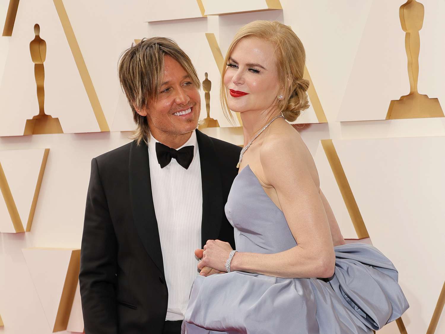 Keith Urban and Nicole Kidman attend the 94th Annual Academy Awards at Hollywood and Highland on March 27, 2022 in Hollywood, California