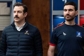 Jason Sudeikis and Brett Goldstein in “Ted Lasso”