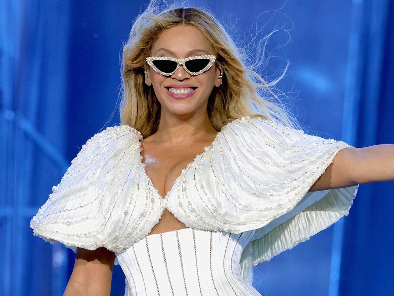 Beyonce performs onstage during the "RENAISSANCE WORLD TOUR" on September 01, 2023 in Inglewood, California.