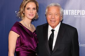 Dana Blumberg and Chairman & CEO, The Kraft Group Robert Kraft attend as Intrepid Museum hosts Annual Salute To Freedom Gala on November 10, 2021 in New York City