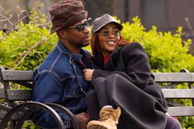 Jonathan Majors was spotted out in New York City on Thursday as he and his girlfriend, Meagan Good