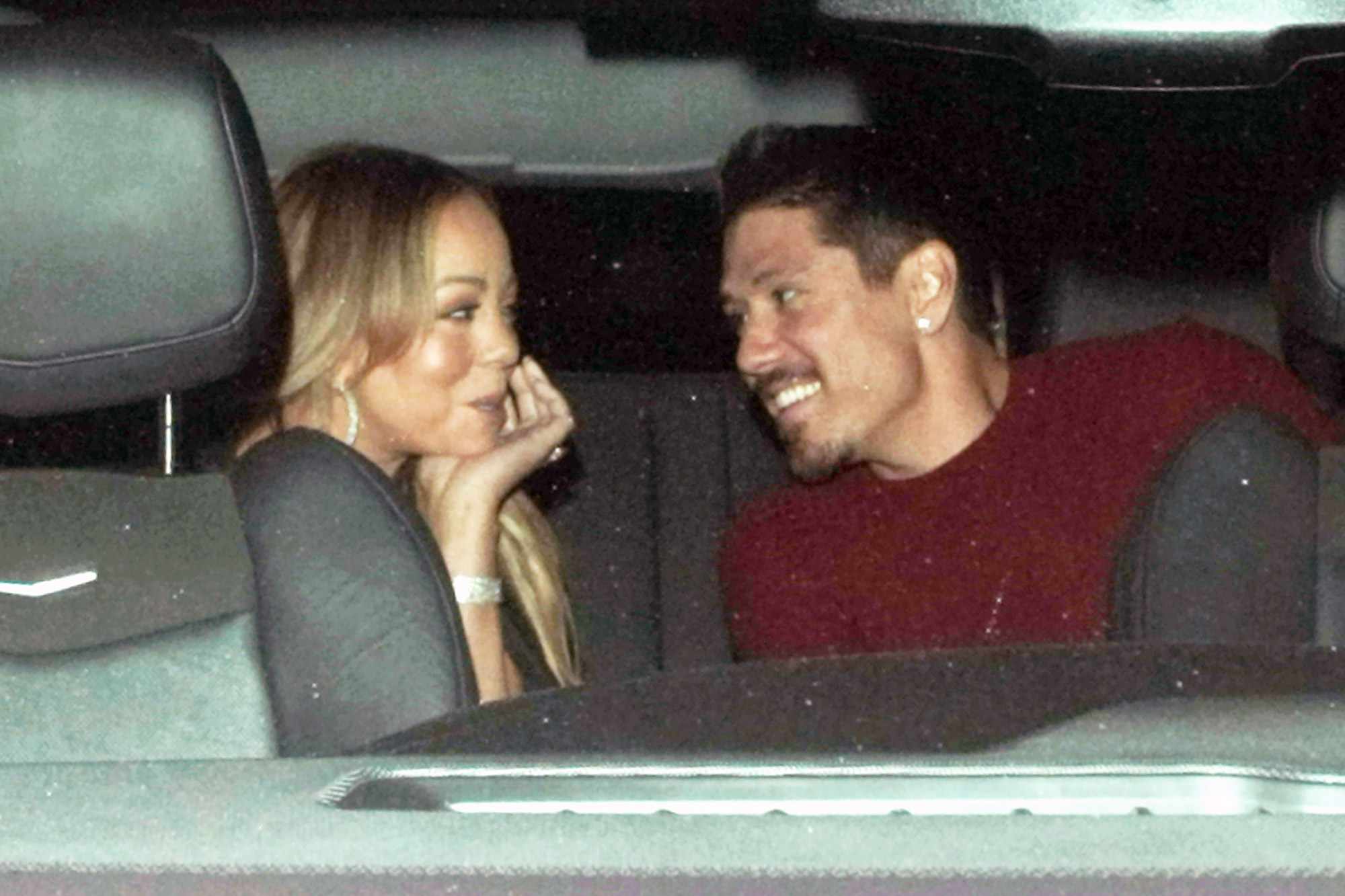 Mariah Carey and boyfriend Brian Tanaka dine out at Mr.Chow.