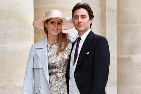 Princess Beatrice d’York and her fiance Edoardo Mapelli Mozzi attend the Wedding of Prince Jean-Christophe Napoleon and Olympia Von Arco-Zinneberg at Les Invalides on October 19, 2019 in Paris, France.