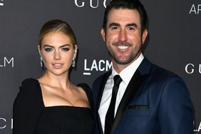 Kate Upton (L) and MLB player Justin Verlander attend the 2016 LACMA Art + Film Gala honoring Robert Irwin and Kathryn Bigelow presented by Gucci at LACMA on October 29, 2016 in Los Angeles, California