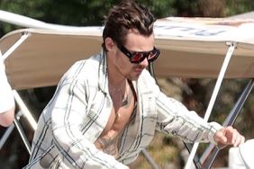 Harry Styles was spotted in the glorious Italian sunshine with a few celebrity friends out in Bolsena.