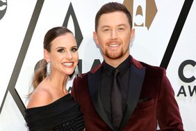 Gabi Dugal McCreery and Scotty McCreery attend the 55th annual Country Music Association awards on November 10, 2021 in Nashville, Tennessee. 