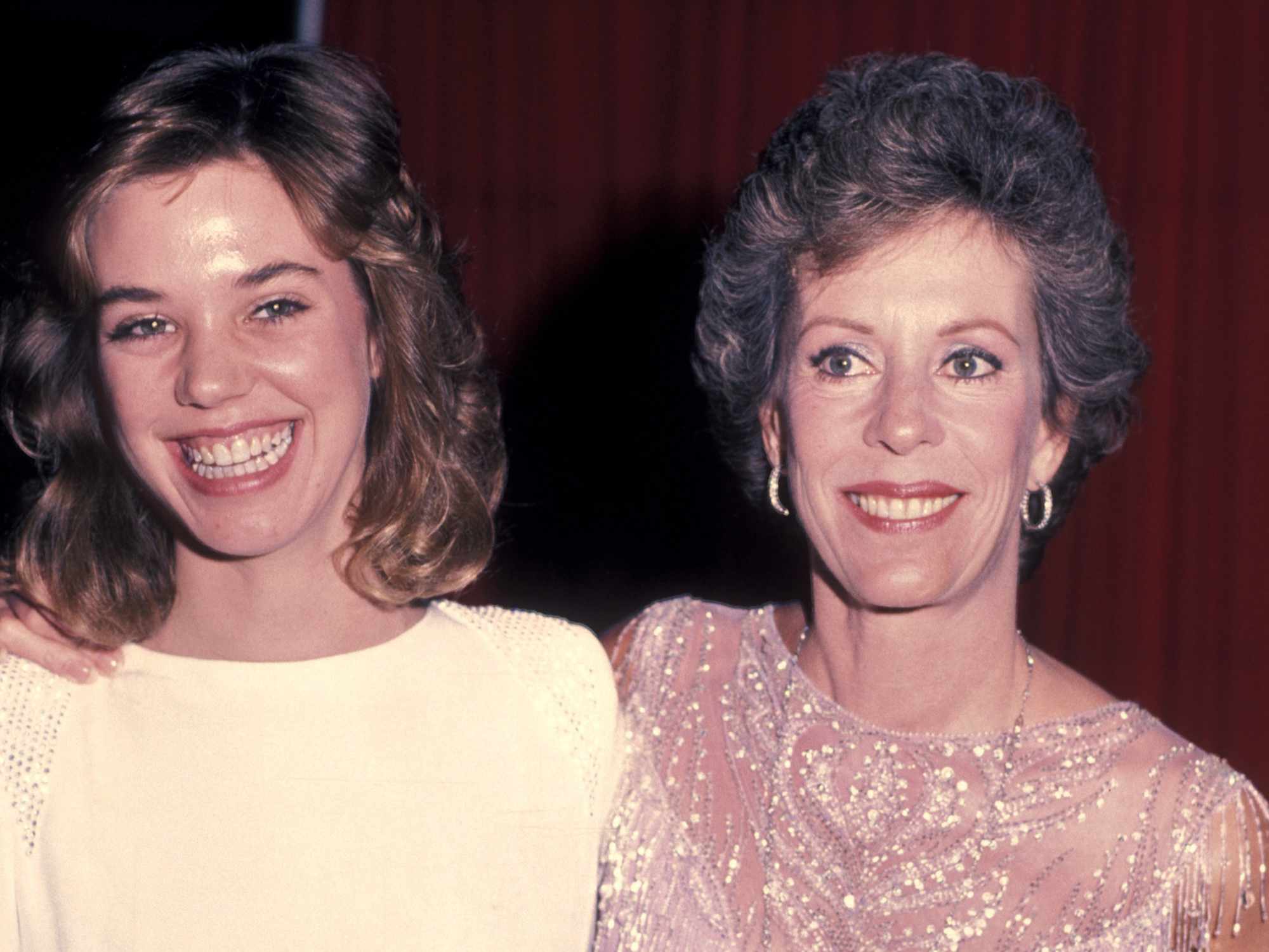 Carrie Hamilton and Carol Burnett during Kennedy Center Honors - January 1, 1983 at Kennedy Center in Washington D.C., Washington D.C., United States