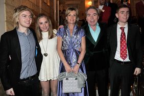 Andrew Lloyd Webber and Madeline Lloyd Webber with their children William, Isabella, and Alastair at 'The Wizard of Oz' Press Night on March 1, 2011.