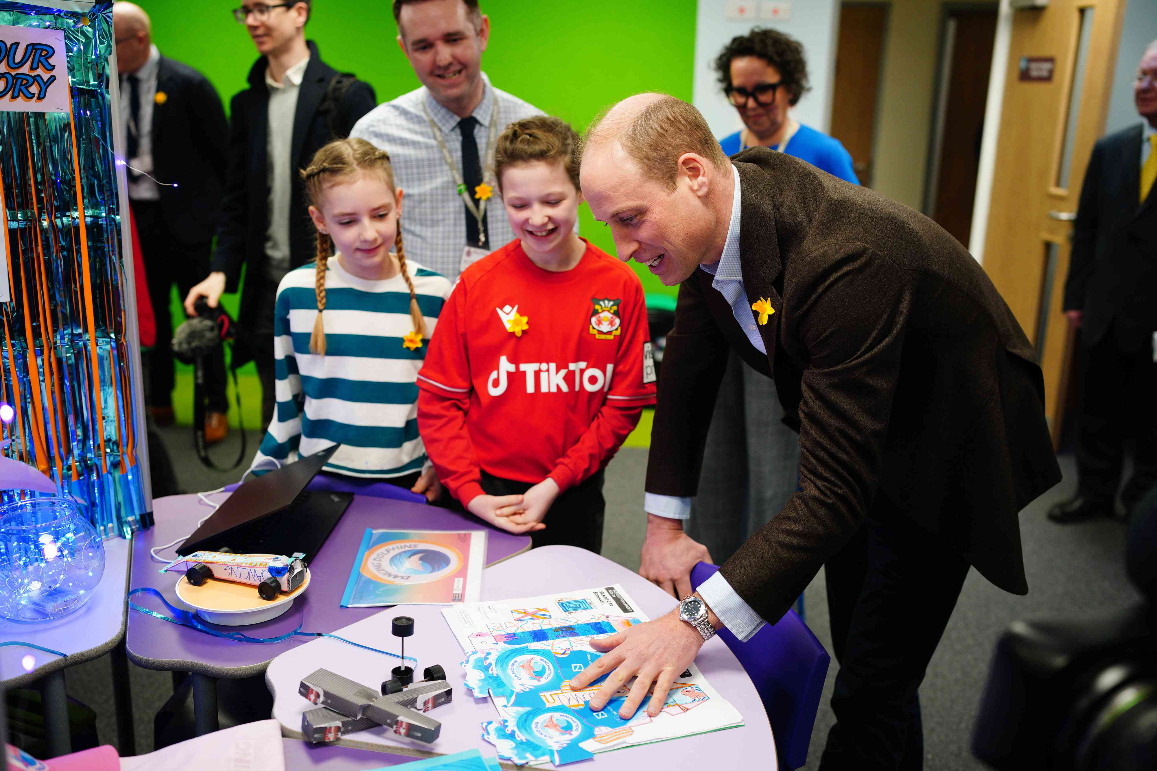 Prince william prince of wales wrexham 03 01 24