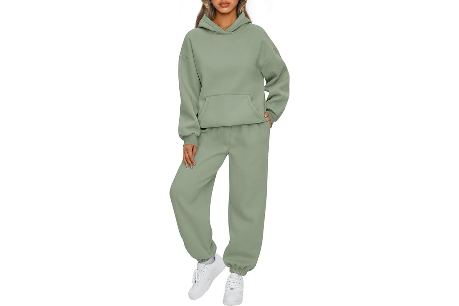 Amazon AUTOMET Womens 2 Piece Outfits Lounge Hoodie Sweatsuit Sets Oversized Sweatshirt Baggy Fall Fashion Sweatpants with Pockets