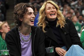 Timothee and Laura Dern