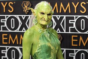 Green Goblin arriving at the 75th Primetime Emmy Awards at the Peacock Theater in Los Angeles, CA, Monday, Jan. 15, 2024.