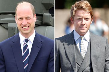 during the official handover in which King Charles III passes the role of Colonel-in-Chief of the Army air corps to Prince William;Hugh Grosvenor, Duke of Westminster attends the wedding of Charlie van Straubenzee and Daisy Jenks