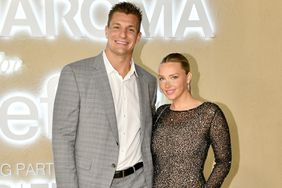 Rob Gronkowski and Camille Kostek attend the LuisaViaRoma for UNICEF Winter Gala