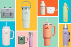 collage of popular Stanley Tumblers, Water Bottles and More