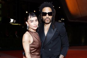 Zoe Kravitz and Lenny Kravitz attend the Academy Museum of Motion Pictures 3rd Annual Gala Presented by Rolex at Academy Museum of Motion Pictures 