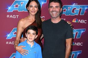 Lauren Silverman, Eric Cowell and Simon Cowell arrives at the Red Carpet For "America's Got Talent" Season 17