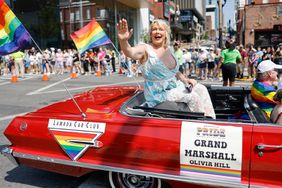 Olivia Hill attends the Nashville Pride 2023 parade on June 24, 2023 in Nashville, Tennessee